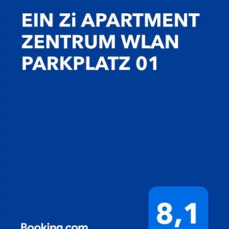 Lägenhet Ein Zi Zentrum Wlan Parkplatz 01 *